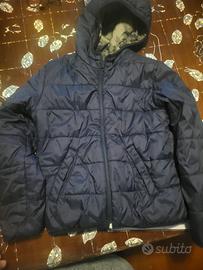 piumino bambino reversibile tg 8/10 anni