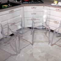 Sedie MODELLO KARTELL Policarbonato design Set 4