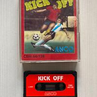 Gioco Kick Off per Commodore 64/128  cassetta 1989