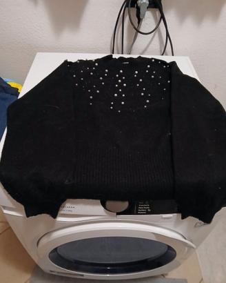 Maglia nera da donna gas