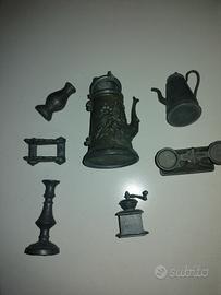 Set soprammobili peltro