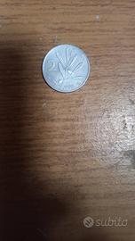2 lire repubblica italiana 