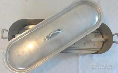 PENTOLA in ALLUMINIO per PESCE e ARROSTI