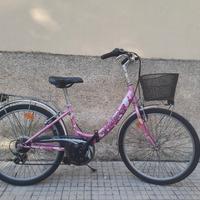 bicicletta rosa 