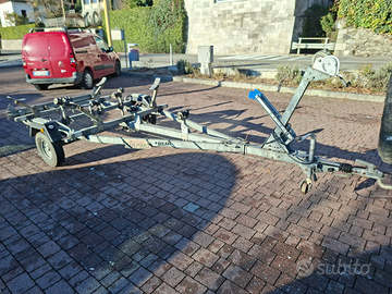 Carrello barca gommone imbarcazioni ellebi