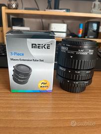 Meike Set di tubi di estensione per Macro
