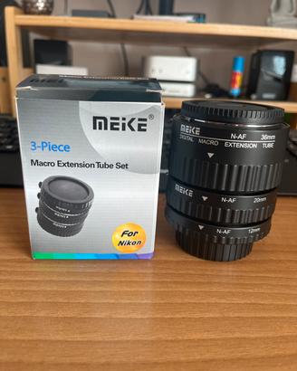 Meike Set di tubi di estensione per Macro