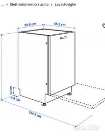 Lavastoviglie da incasso