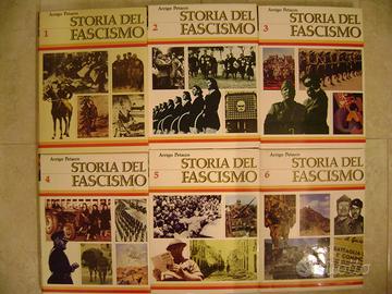 Storia del Fascismo e cartoncino Mussolini