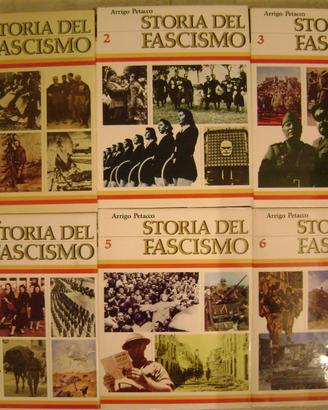 Storia del Fascismo e cartoncino Mussolini