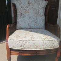 Divano 2P Originale midollino e paglia di Vienna