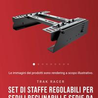 Staffe regolabili  per sedili SimRacing reclinabil