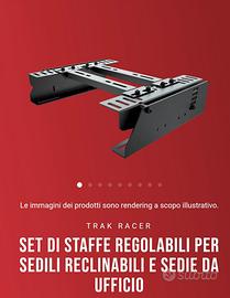 Staffe regolabili  per sedili SimRacing reclinabil
