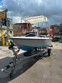 Barca con carrello in ottime condizione