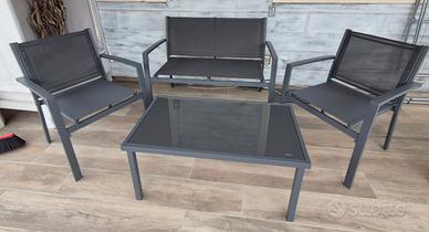 Set da giardino 4 pezzi