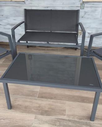 Set da giardino 4 pezzi