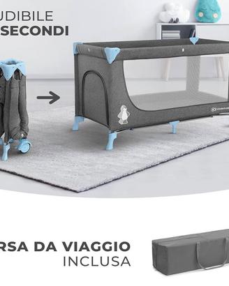 Lettino Campeggio, Culla da Viaggio e materassino
