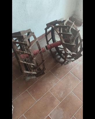 Ruote ferro motozappa