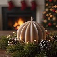Candela Profumata Natalizia Decorazioni Palla 