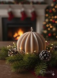 Candela Profumata Natalizia Decorazioni Palla 