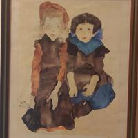 QUADRI N. 3 RIPRODUZIONI STAMPE EGON SHIELE