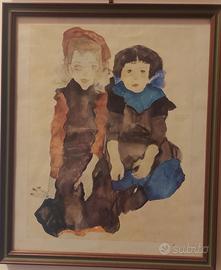 QUADRI N. 3 RIPRODUZIONI STAMPE EGON SHIELE