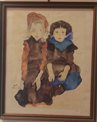 QUADRI N. 3 RIPRODUZIONI STAMPE EGON SHIELE