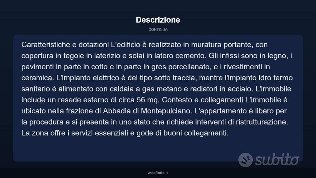 Appartamento – Montepulciano, Abbadia di Montepulciano - Vista 5