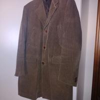 cappotto uomo velluto a coste marrone tg.52