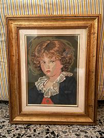 Quadro artigianale a punto croce