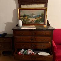 Comó vintage con specchio