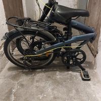 Bicicletta pieghevole in alluminio con marce
