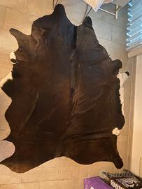 Tappeto in pelle di mucca marrone, KOLDBY
