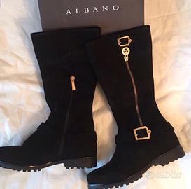 Stivali Camoscio nero n 37 ALBANO