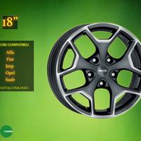 Cerchi in Lega Mak 18" Alfa e altre