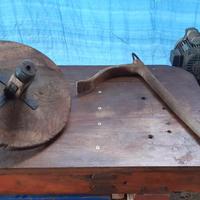 Ruota carriola e Fermo per banco falegname