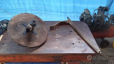 Ruota carriola e Fermo per banco falegname