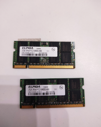 Elpida Ram 2GB 2Rx8 PC2-6400S-666