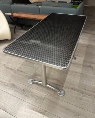 Tavolo design industriale in acciaio – Cargo Milan