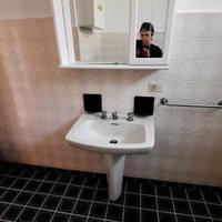 specchio più lavandino 