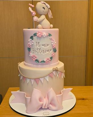 torta scenografica battesimo 