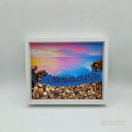 CORNICI 3d con i disegni realizzati con QUILLING