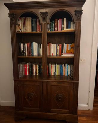 Libreria in legno pregiato