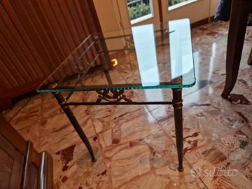 Tavolino salotto in ferro battuto