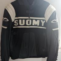 Giacca Moto Pelle Suomy Tg 52 