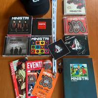 Ministri - cd audio, t shirts + altro materiale