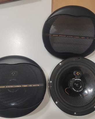 Casse auto Majestic carbon 165 mm