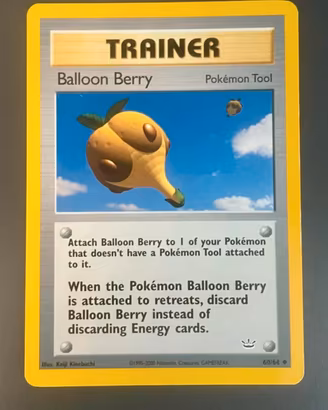 Balloon Berry trainer mazzo Neo Revelation