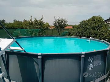 piscina Intex fuori terra rotonda d 4.8