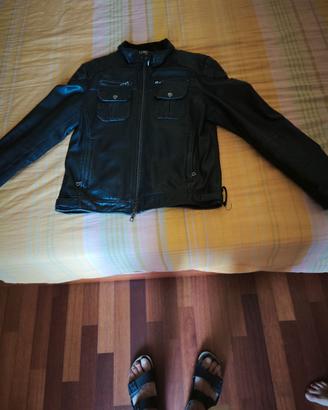 Giubbino di pelle pesante della GAS